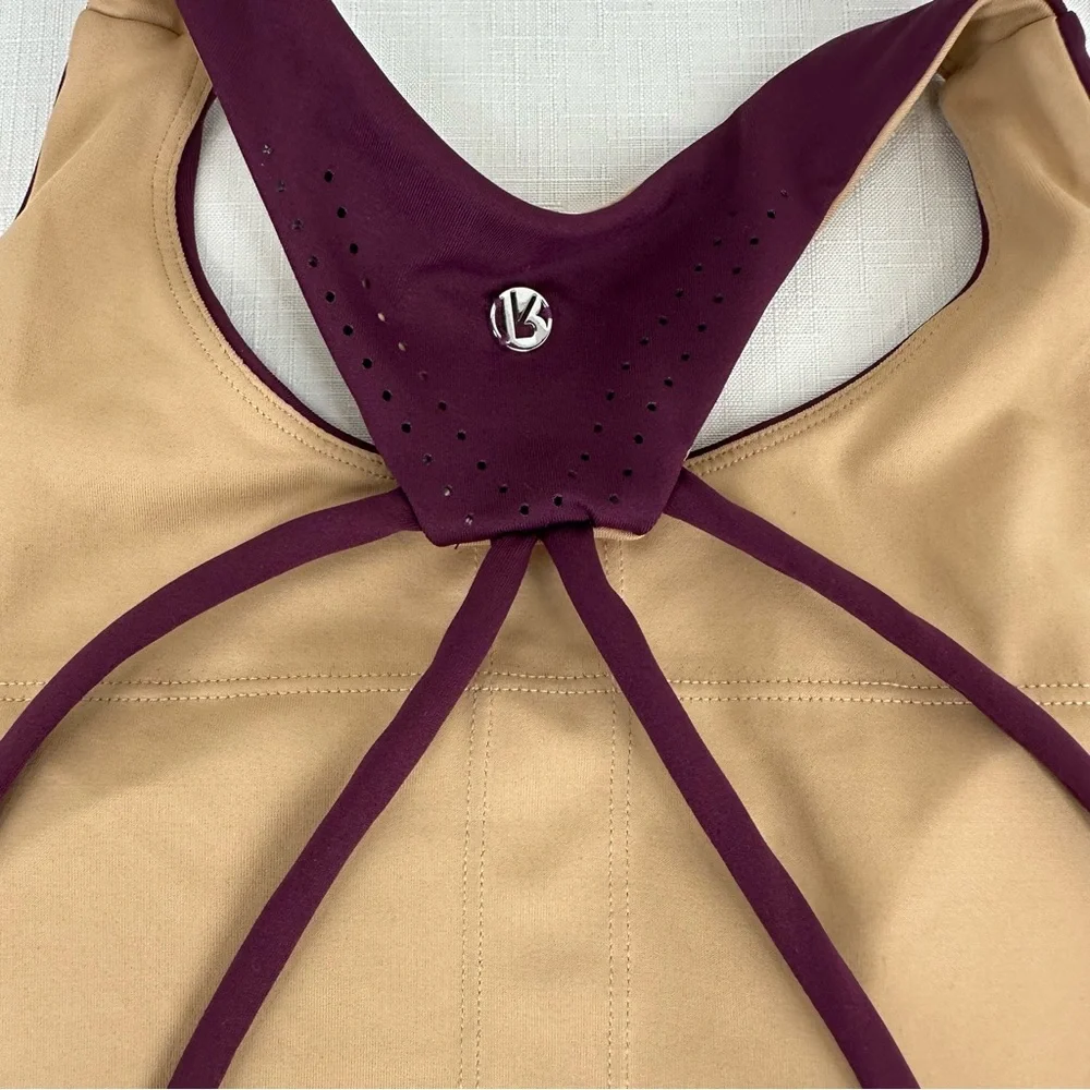Buffbunny Women’s size Medium Maroon Spirts Bra